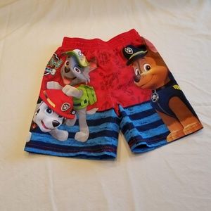 2T Paw Patrol Swim Trunks